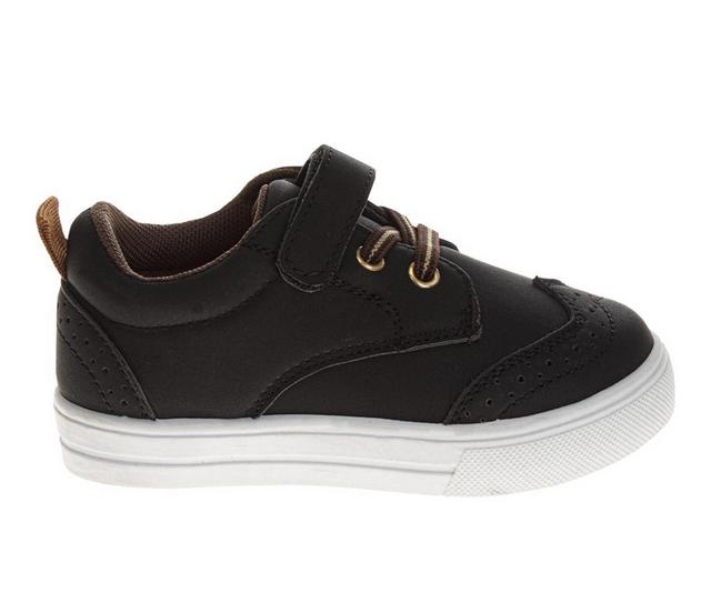 French Toast Kyle Velcro 5-10 in Black/Brown color