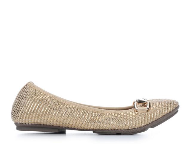 Women's Me Too Chelsey Flats in Gold color