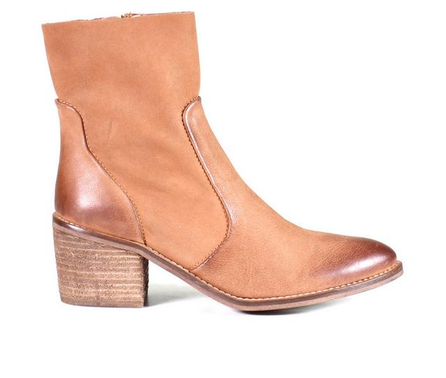 Women's DIBA TRUE Majes Tic Booties in Rich Cognac color
