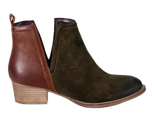 Women's DIBA TRUE Stop By Booties in Military color