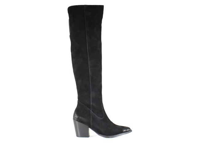 Women's DIBA TRUE Cinna Full Knee High Boots in Black color