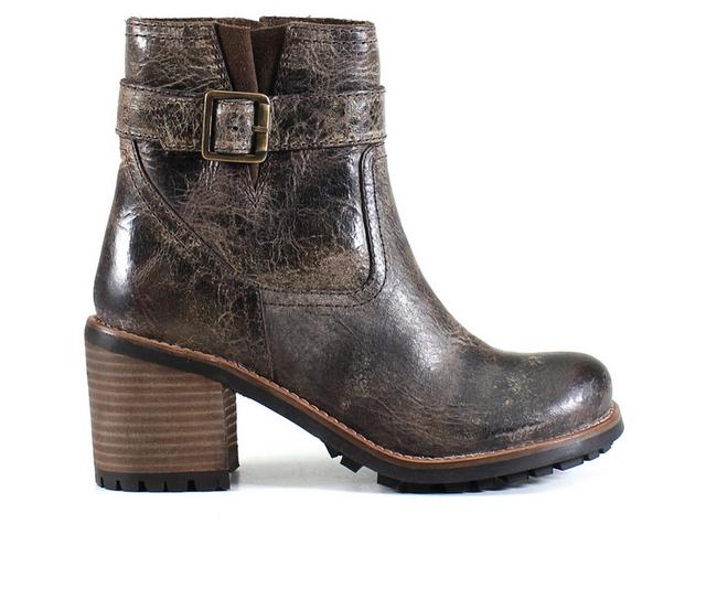 Women's DIBA TRUE Craze Hot Moto Boots in Charcoal color