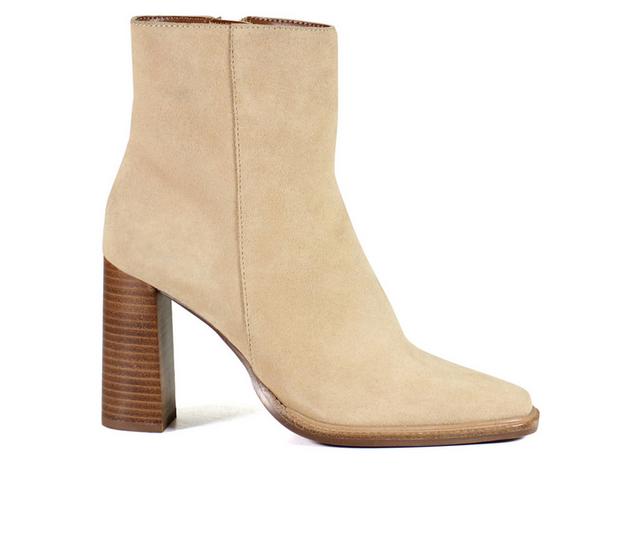 Women's DIBA TRUE Key Switch Booties in Beige color