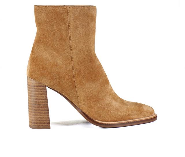 Women's DIBA TRUE Key Switch Booties in Caramel color