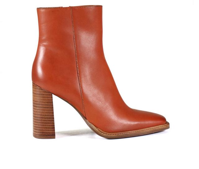 Women's DIBA TRUE Key Switch Booties in Tan color