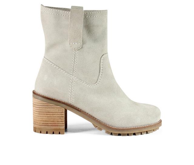 Women's DIBA TRUE Chloe Mae Booties in Ice color