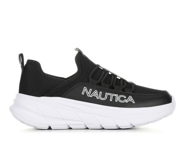 Kids' Nautica Nautica Nolan 2 Y Little Kid & Big Kid Slip-On Shoes in Black/White color