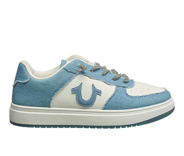 Women's True Religion Allison Sneakers in Lt Blue color