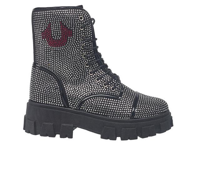 Women's True Religion Gee Booties in Black color