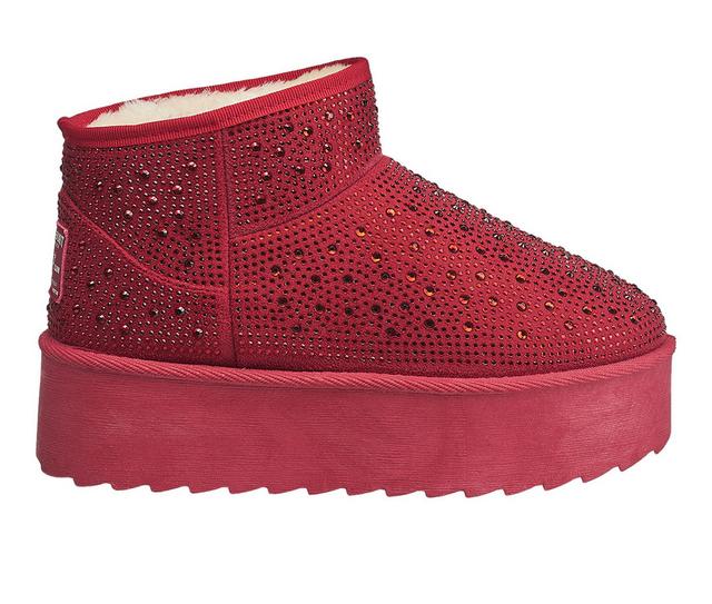 Women's True Religion Terry Booties in Red color