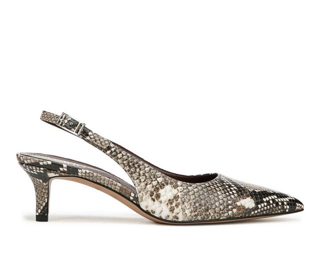 Women's Franco Sarto Kate Sling Pumps in Roccia Snake color