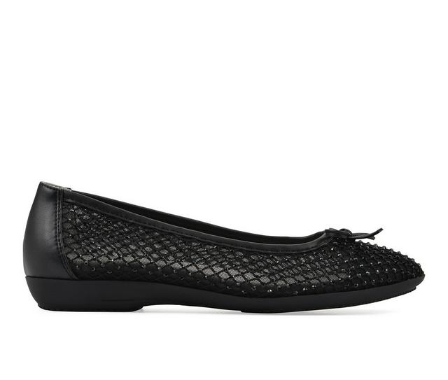 Women's Cliffs by White Mountain Carlicia Flats in Black W color