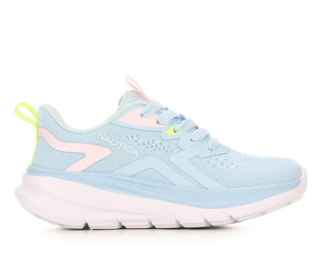 Girls' Nautica Little Kid & Big Kid Maxim 2 S Running Shoes in Blue/Pink color