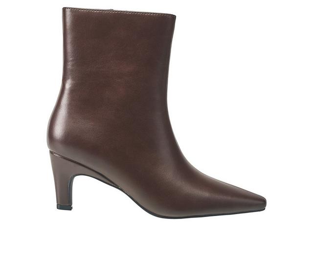 Women's French Connection Alex Booties in Choco color
