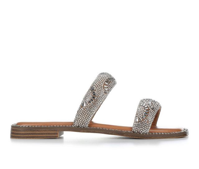Women's Madden Girl Partly Sandals in Silver Multi color