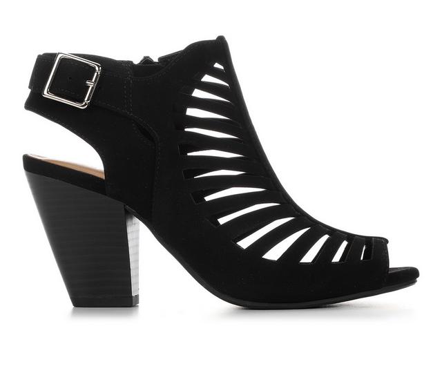 Women's Y-Not Cammie Heeled Sandals in Black color