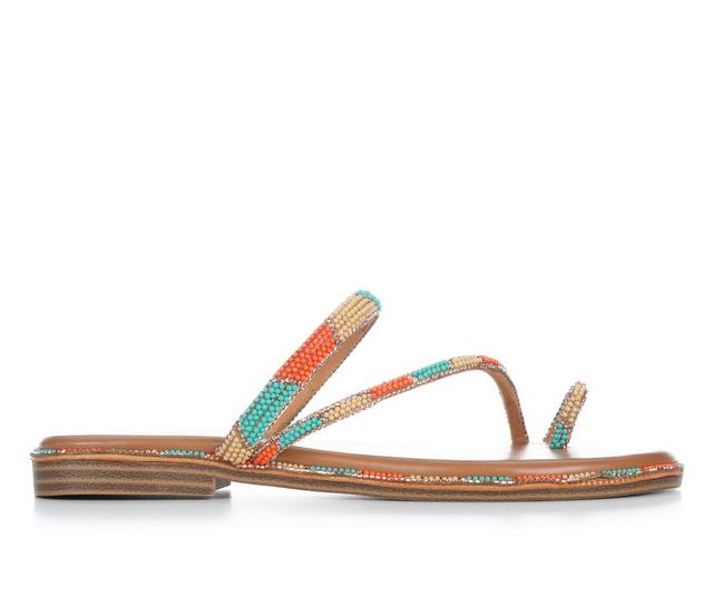 Women's Madden Girl Spotlight-B Sandals in Turq Multi color
