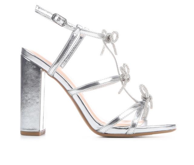Women's Delicious Bonny-S Dress Sandals in Silver color