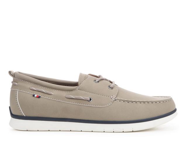 Men's Tommy Hilfiger Tmsator Boat Shoes in Taupe color