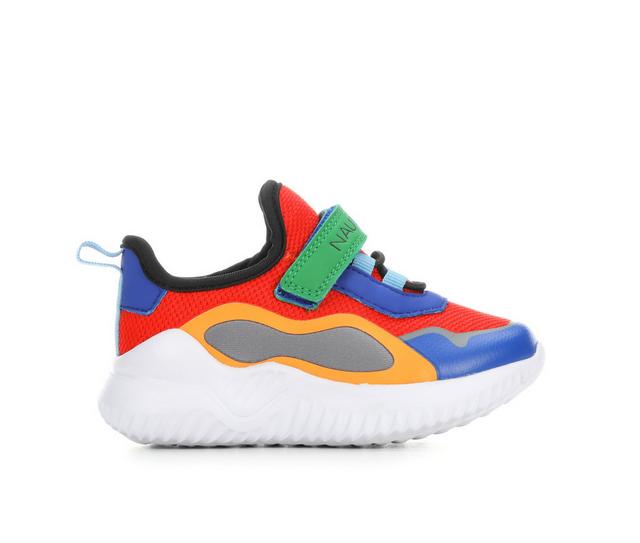 Boys' Nautica Toddler & Little Kid Sharky T Running Shoes in Orange Multi color