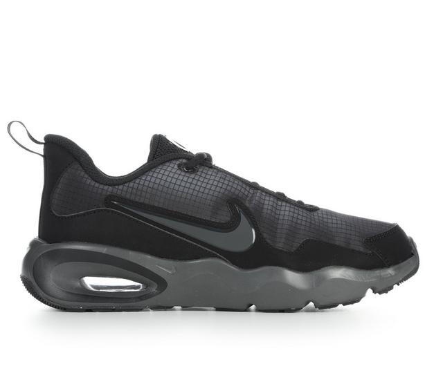 Boys' Nike Big Kid Nike Air Max Nova Running Shoes in Blk/Gry/WolfGry color