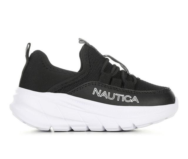 Kids' Nautica Infant Nolan Toddler & Little Kid Basketball Shoes in Black/White color