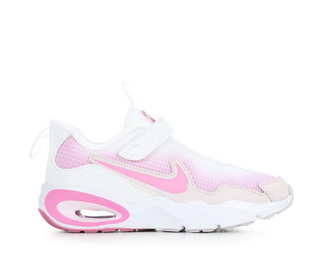 Girls' Nike Little Kid Air Max Nova Running Shoes in Wht/Pnk/Lilac color