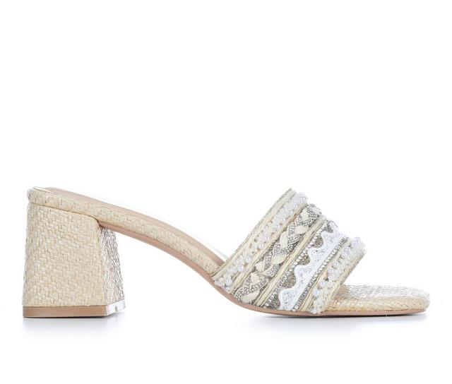 Women's Madden Girl Penelope Heeled Sandals in Natural color