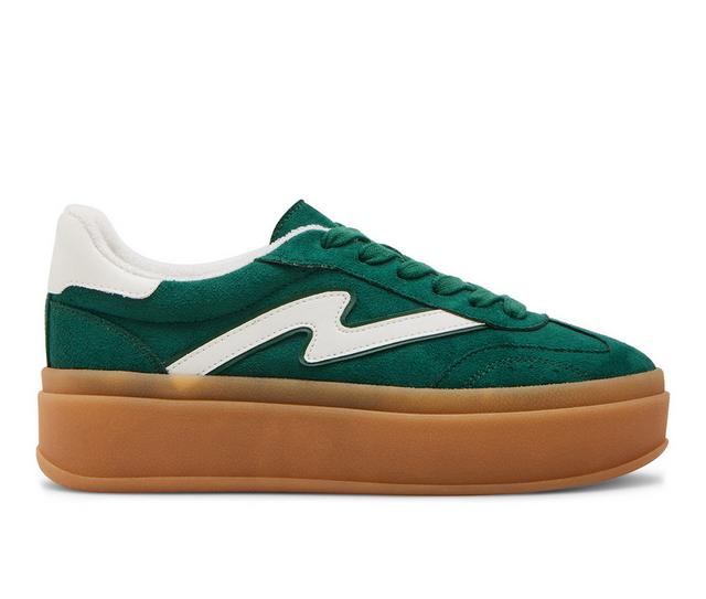 Women's Madden Girl Mightty Fashion Sneakers in Emerald color