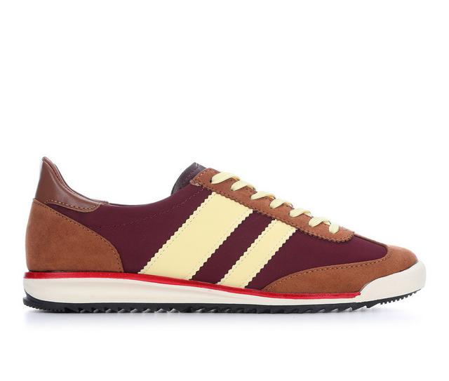 Women's Madden Girl Jumper Sneakers in Burgundy color