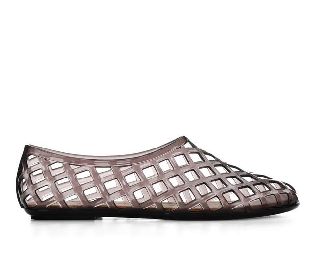 Women's Jellypop Uma Flats in Smoke color