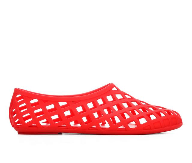 Women's Jellypop Uma Flats in Red color