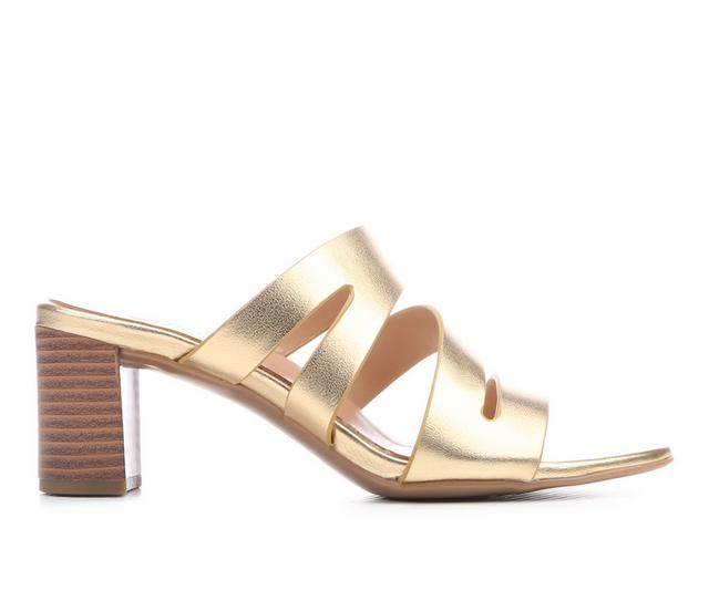 Women's Naturalizer Beamer Dress Sandals in Gold color