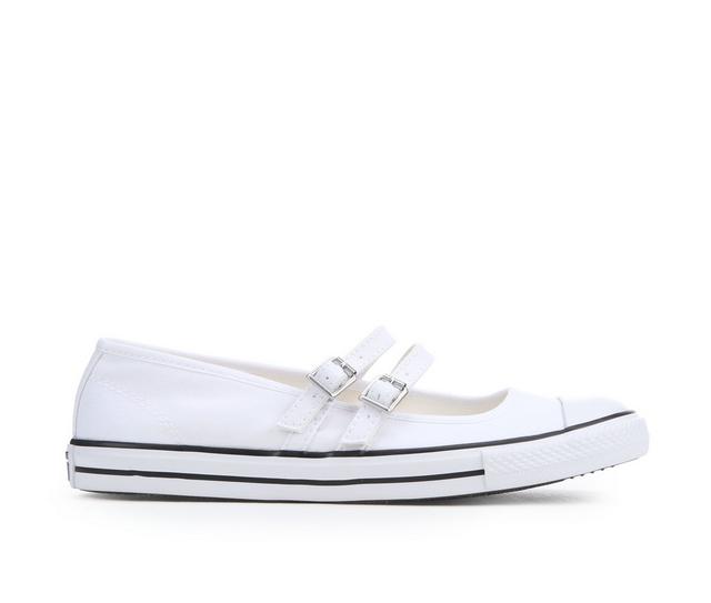 Women's Converse Chuck Taylor Dainty Mary Jane Sneakers in White color