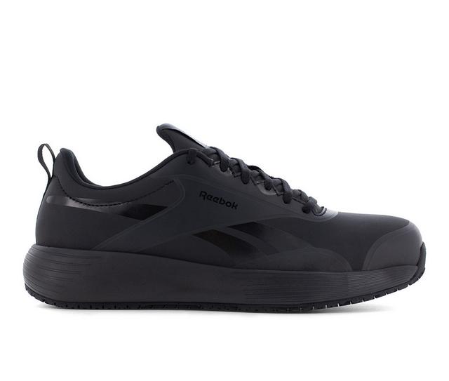 Women's REEBOK WORK Lite Plus 4 NS SR Slip Resistant Shoes in Black color