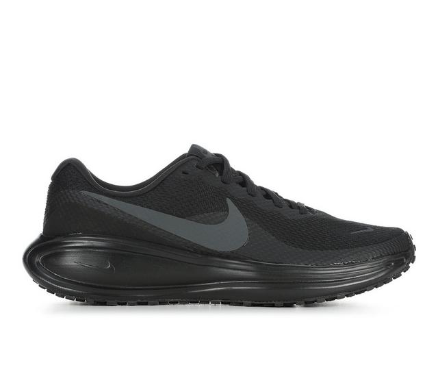 Women's Nike Revolution 8 Running Shoes in Black/Black color