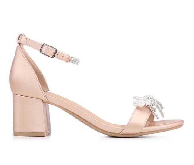 Women's Delicious Sun-S Heeled Sandals in Champagne Pu color