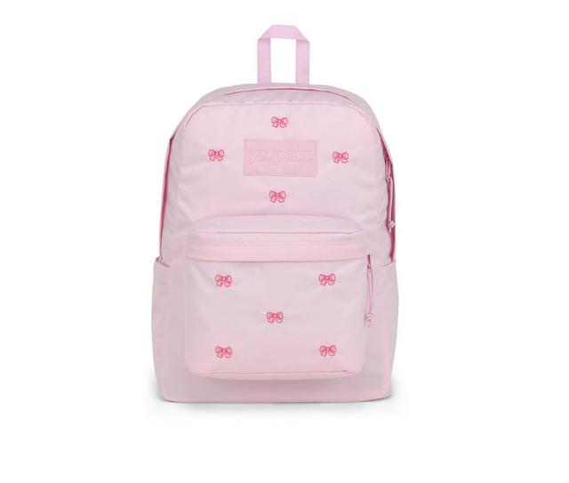 Jansport Sportbags Superbreak Plus Fx Backpack in Emrboided Bow color