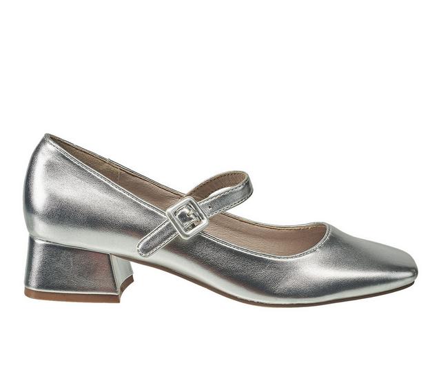 Women's French Connection Bette Pumps in Silver color