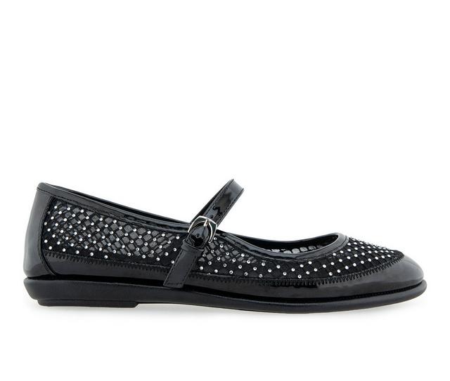 Women's Aerosoles Baylee Ballet Flats in Crystal/Black color