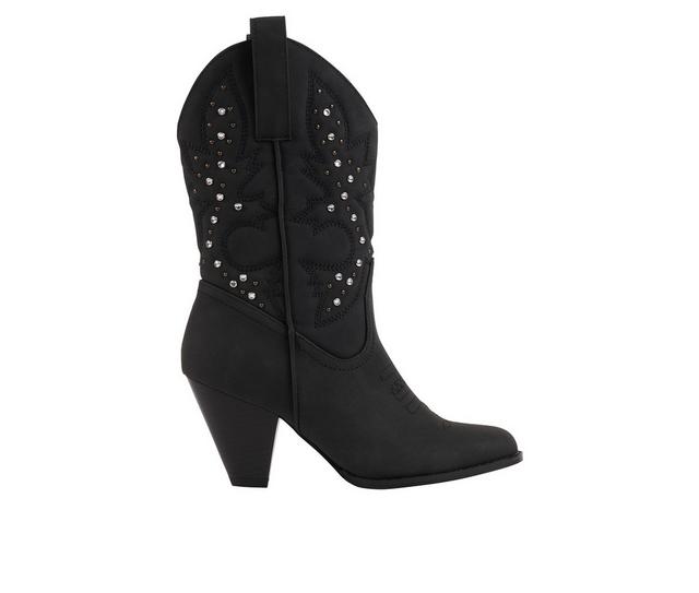 Women's GC Shoes Beth Western Boots in Black color