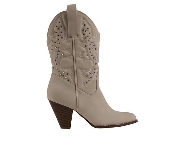 Women's GC Shoes Beth Western Boots in Beige color