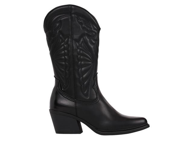 Women's GC Shoes Savannah Western Boots in Black color