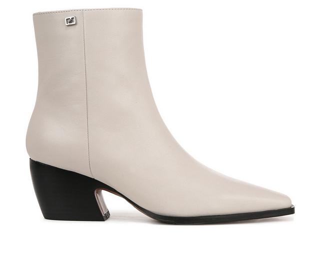 Women's Franco Sarto Vivian Booties in Chalk White color