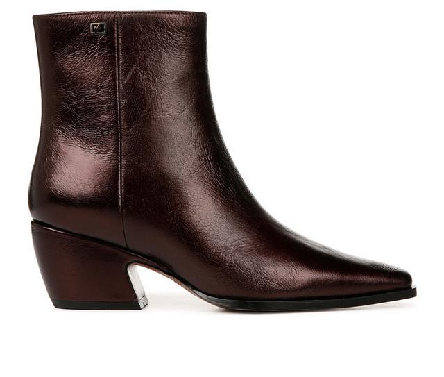 Women's Franco Sarto Vivian Booties in Metallic Brown color