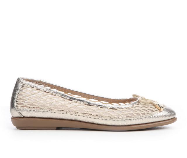 Women's Aerosoles Bria Ballet Flats in Gold color