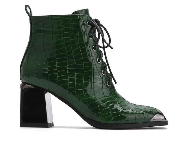 Women's Ninety Union Fantastic Booties in Green color