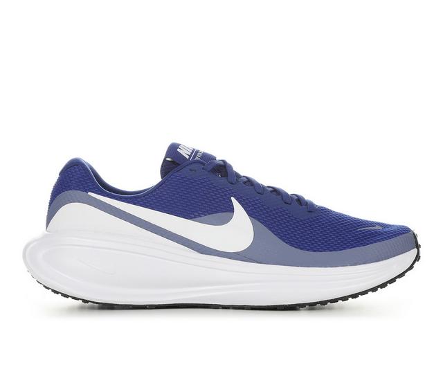 Men's Nike Revolution 8 Running Shoes in Royal Blue/Wht color