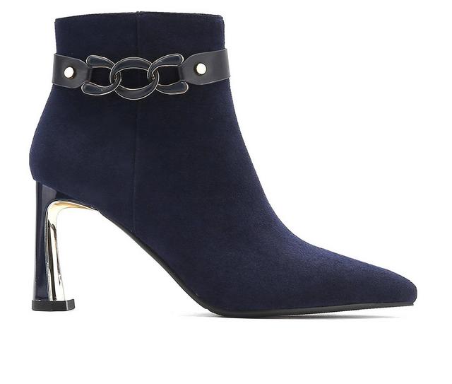 Women's Ninety Union Runway Booties in Navy color