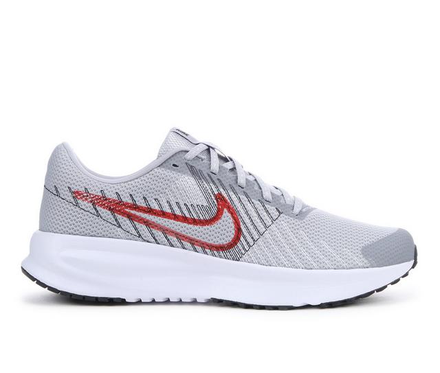Men's Nike Run Defy Running Shoes in Grey/Red color